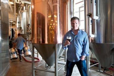 Brian Chapin, founder of Motley Brews Beer Festival, is shown in the Tenaya Creek Brewery in Las Vegas Tuesday, April 16, 2013.