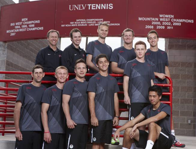 The 2012-13 UNLV men's tennis team.