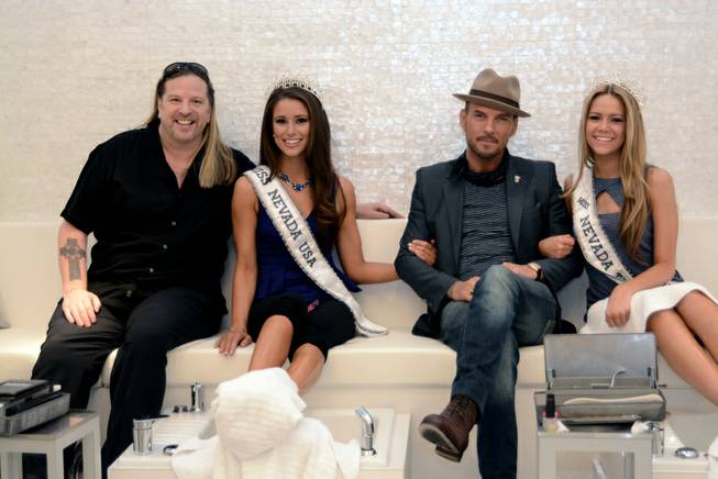 Michael Boychuck, 2014 Miss Nevada USA Nia Sanchez, Matt Goss ...