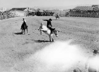 The Helldorado Rodeo circa 1947.