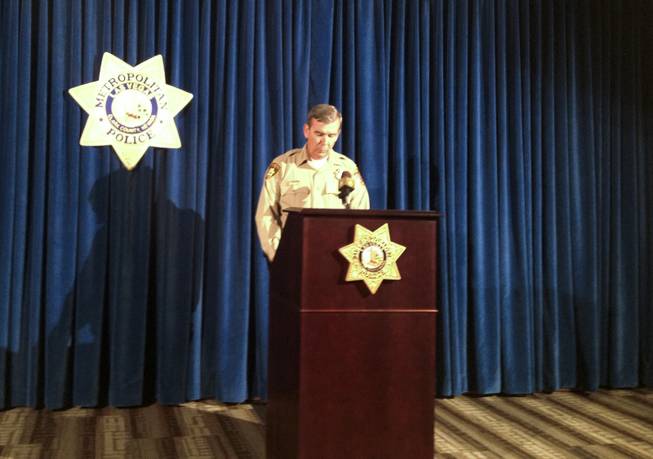 Sheriff Doug Gillespie addresses his decision to recommend the termination of Officer Jesus Arevalo on Friday, May 31, 2013. 