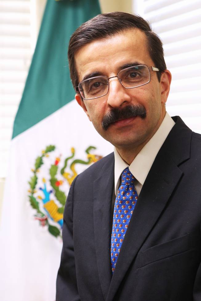 Julian Adem, the new Mexican consul in Las Vegas, is seen Wednesday, June 5, 2013.