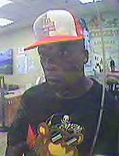This suspect is wanted in a pair of Las Vegas bank robberies.