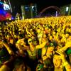 Festival goers listen to Avicii during night 2 of the Electric Daisy Carnival, Saturday June 22, 2013.