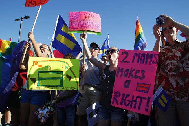 Rally in Favor of Striking Down DOMA