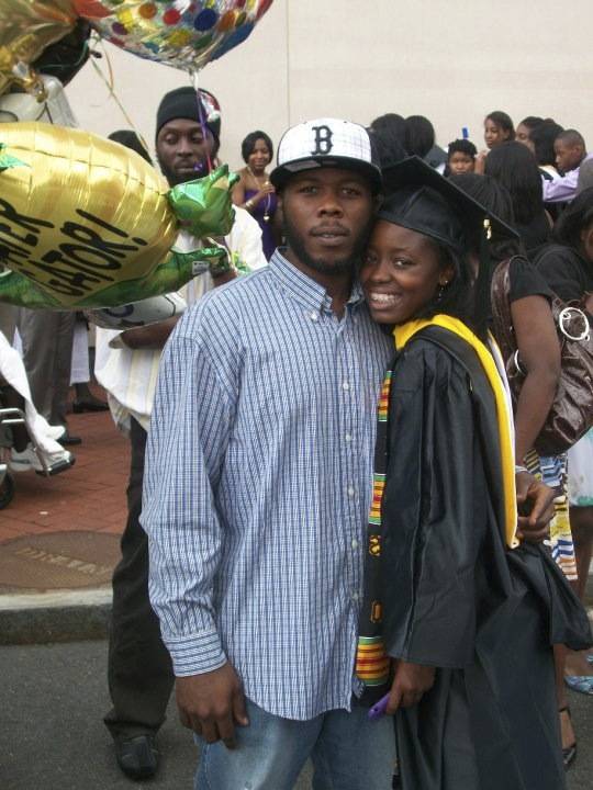 Odin Lloyd with his sister Olivia Thibou, in an undated handout photo. Former New England Patriots tight end Aaron Hernandez has been charged with the murder of Lloyd. 