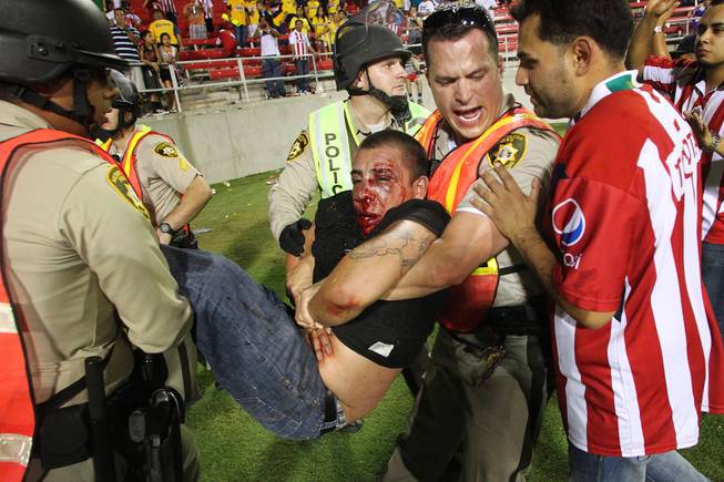 El Super Clasico - Chivas Fan Beaten