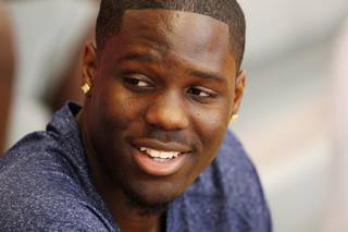 Former UNLV and current Cleveland Cavaliers forward Anthony Bennett talks to the media Tuesday, July 16, 2013.
