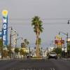 A view looking east on East Fremont Street in downtown Las Vegas Tuesday, July 16, 2013. STEVE MARCUS