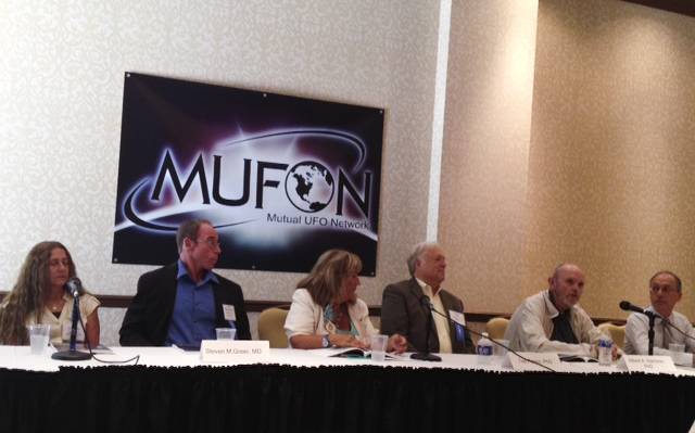 Scientists from across the globe are attending the Mutual UFO Network Symposium this weekend at the JW Marriott Hotel to talk about extraterrestrials and all things unexplained in the cosmos, Friday 19, 2013.
