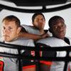 Chaparral High football players (from left) Damien Gutherie, Jerome Williamson and Mark Jones before the 2013 season.