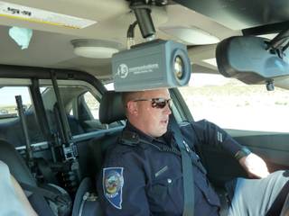 Nate Peterson is a Nevada Highway Patrolman taking part in a 