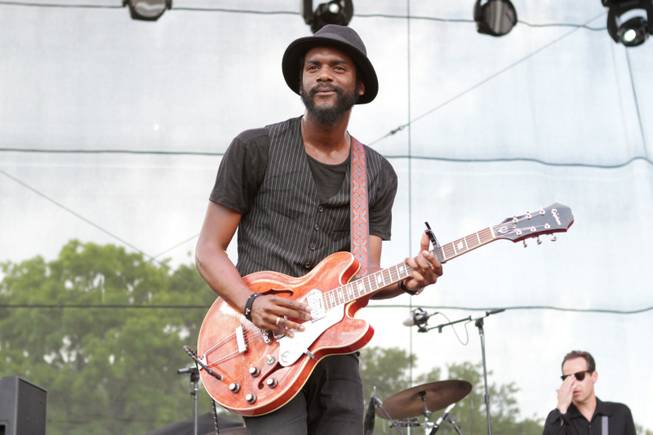 Musician Gary Clark Jr. performs at the 3rd annual Governors Ball Music Festival on Sunday, June 9, 2013 in New York. 