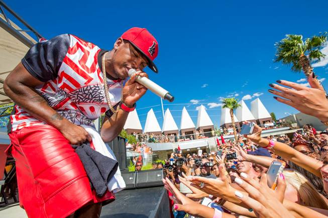 Ne-Yo performs at Ditch Fridays at Palms Pool on Friday, ...