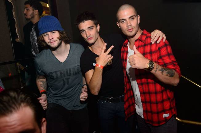 Jay McGuiness, Tom Parker and Max George of The Wanted ...
