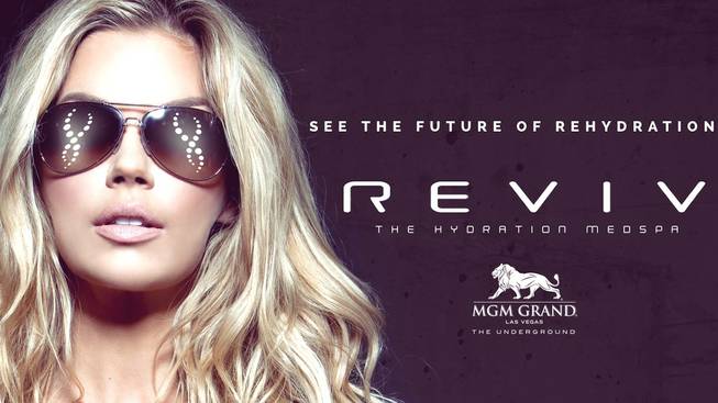 Jessa Hinton is Reviv at MGM Grand's spokesmodel.