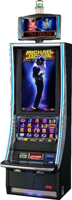 The Michael Jackson-themed Wanna Be Startin’ Somethin’ slot machine by Bally Technologies Inc.