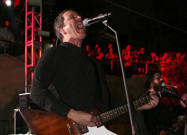 Stephan Jenkins of Third Eye Blind performs at Friday Night Live at the Hard Rock Hotel on June 12, 2009.