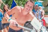 Ryan Lochte Hosts at Azure Luxury Pool