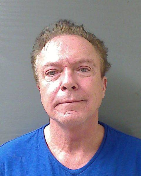This Wednesday, Aug. 21, 2013, booking mug released by the Schodack (NY) Police Department shows actor-singer David Cassidy. Cassidy,  best known for his role as Keith Partridge on "The Partridge Family," is free on $2,500 bail after being charged with felony driving while intoxicated in upstate New York.