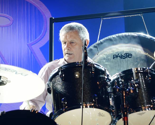 Carl Palmer performs during the 2013 Vegas Rocks! Magazine Awards ...