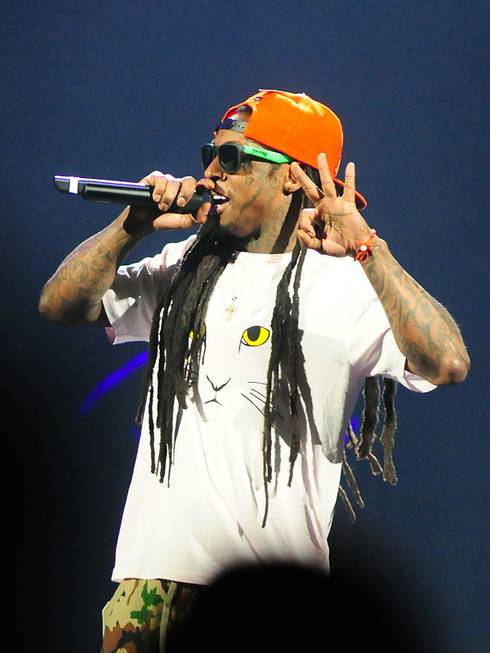 Lil Wayne performs during his sold-out America's Most Wanted Tour ...