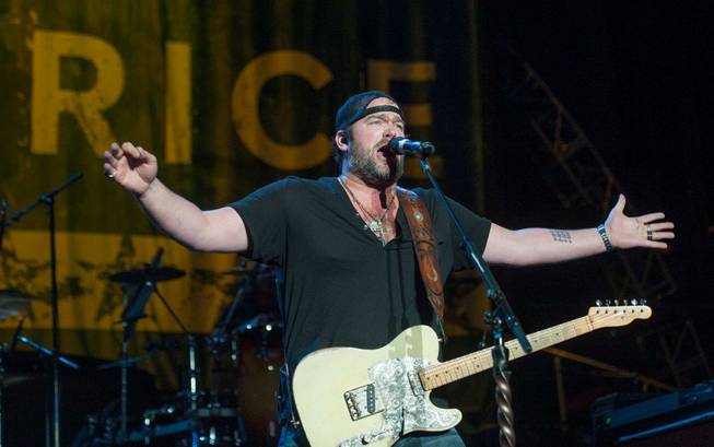 Opening act Lee Brice performs during headliner Brad Paisley's Beat ...