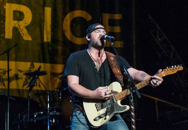 Opening act Lee Brice performs during headliner Brad Paisley's Beat ...