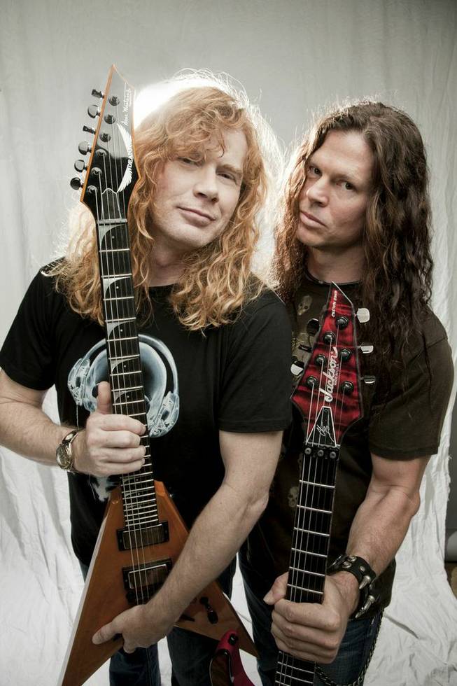 Dave Mustaine and Chris Broderick of Megadeth.