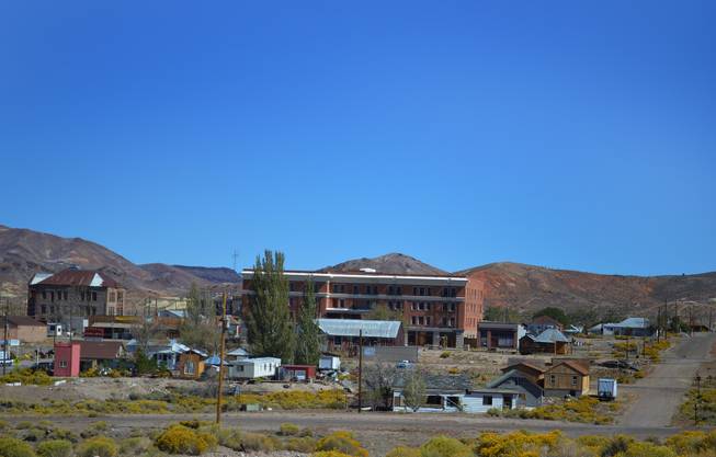The Goldfield Hotel was once the gem of the desert, an opulent palace with mahogany trimming. Today, it sits unoccupied. 