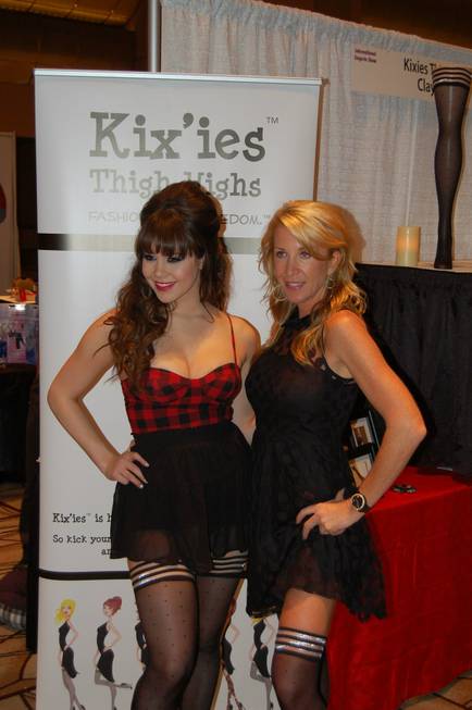 Claire Sinclair at the International Lingerie Show at the Rio ...
