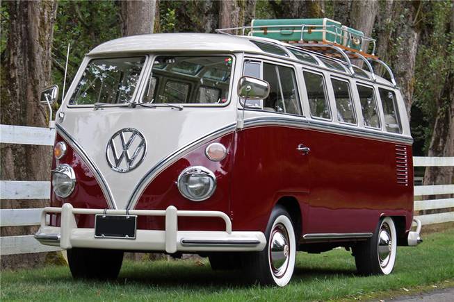 This 1967 Volkswagen van was among hundreds of vehicles scheduled to go on the block during the Barrett-Jackson Las Vegas auction beginning Thursday, Sept. 26, 2013, at Mandalay Bay.