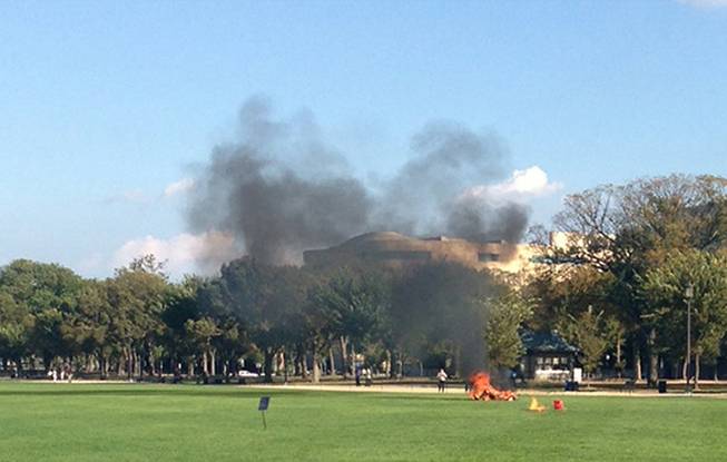 National Mall fire