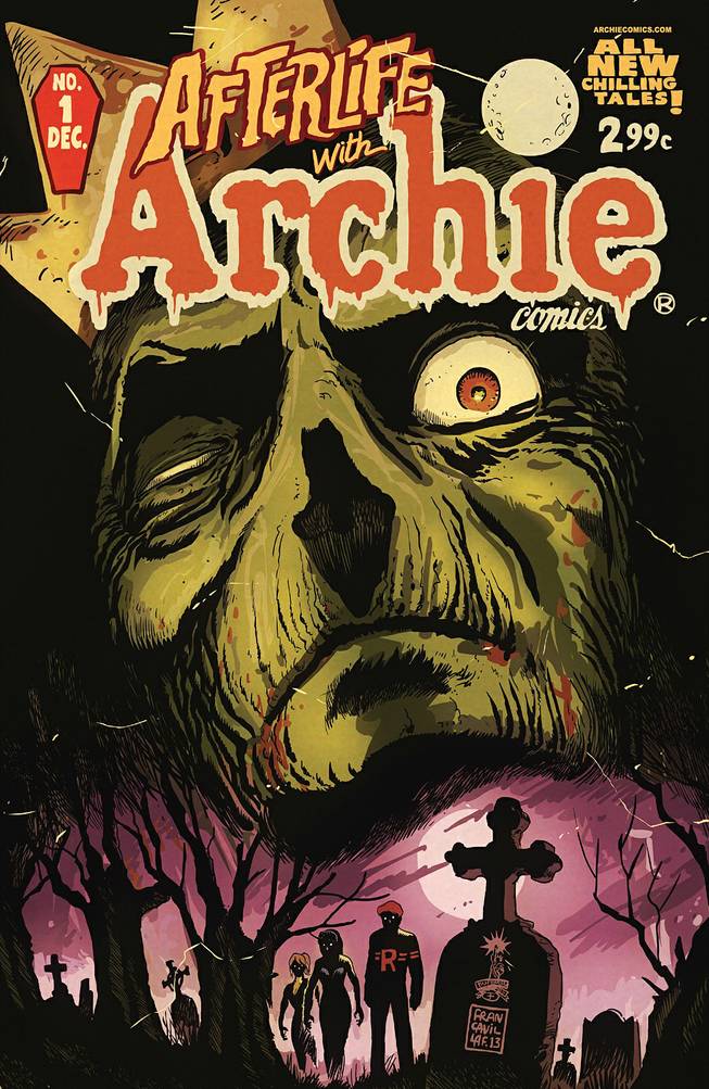 This image released by Archie Comics shows "Afterlife With Archie," a series debuting Wednesday, Oct. 9, 2013.