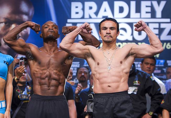 Bradley and Marquez Weigh In For Fight
