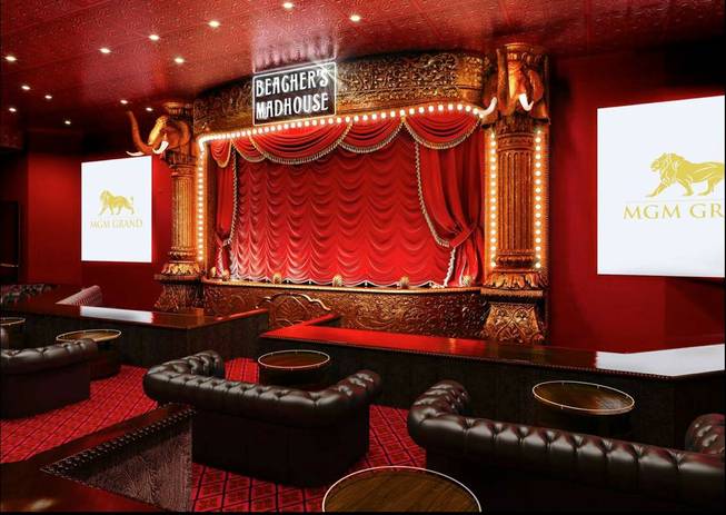 Renderings of Jeff Beacher’s Madhouse at MGM Grand in Las ...