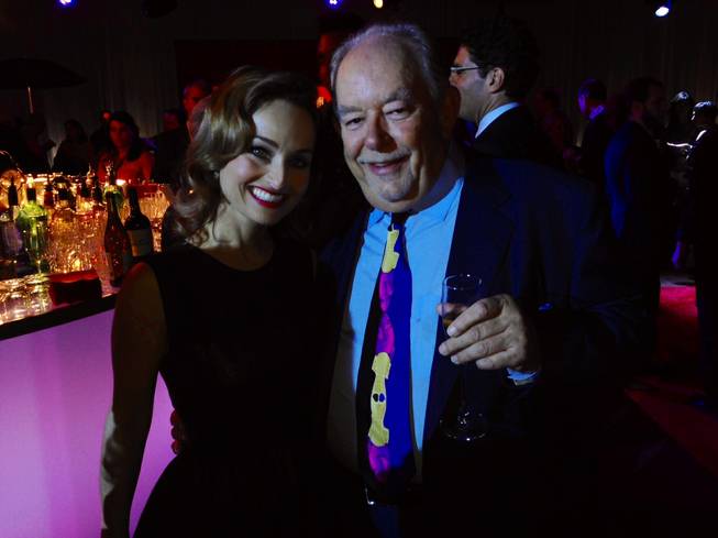 Giada De Laurentiis and Robin Leach in New York on Thursday, Oct. 17, 2013, for the Food Network's 20th anniversary.
