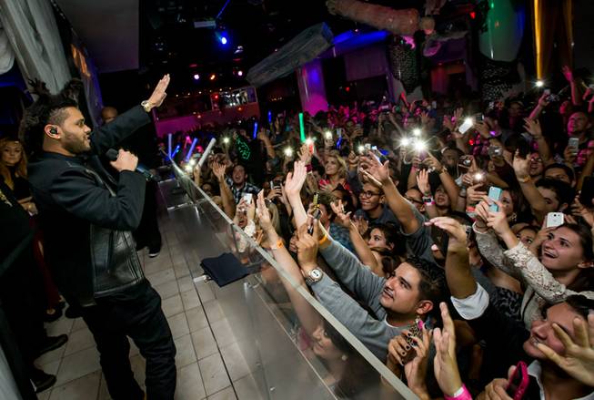 The Weeknd makes his Las Vegas debut Saturday, Nov. 2, ...