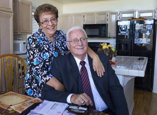 Gloria and Lanny Littlefield are shown in their home in Henderson Tuesday, Nov. 5, 2013. The couple will leave soon for a LDS church leadership mission in Knoxville, Tenn. The longtime Henderson residents married in 1964, a few months after graduating Basic High together.
