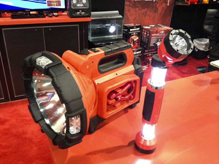 A product from the SEMA-AAPEX convention at the Sands Expo Center, Wednesday, Nov. 5, 2013.