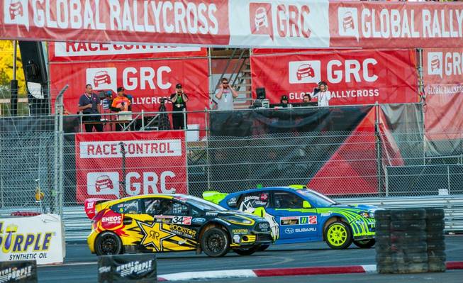 The 2013 Global Rallycross finals at Festival Grounds on Wednesday, ...