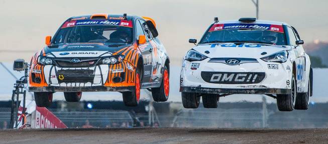 The 2013 Global Rallycross finals at Festival Grounds on Thursday, ...