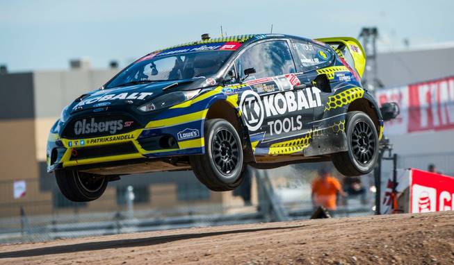 The 2013 Global Rallycross finals at Festival Grounds on Thursday, ...