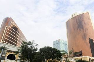 The Wynn Macau and Encore towers, looking fairly familiar.