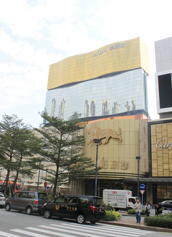 MGM Macau, a boutique with 590 rooms.