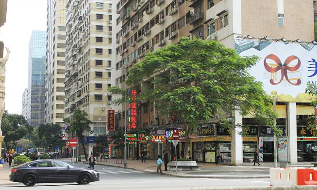 The streets of Macau.
