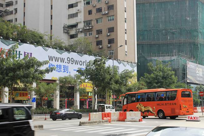 The MGM shuttle bus in Macau.