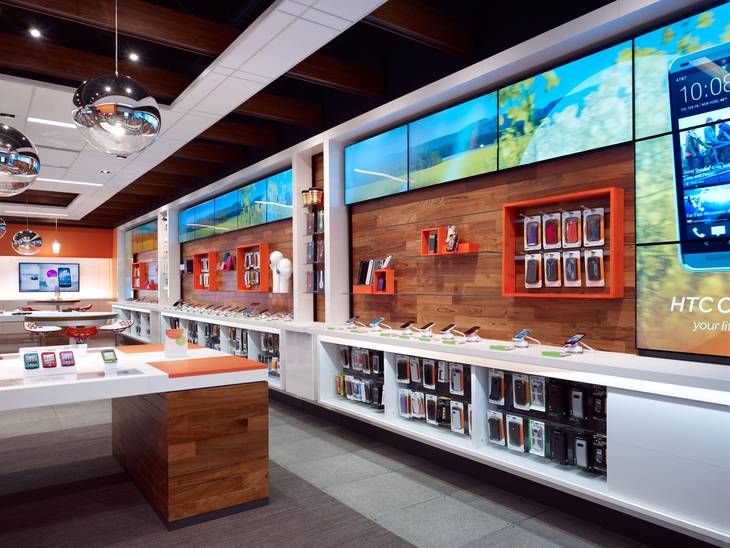The AT&T Store is part of a $200 million make over of AT&T networks