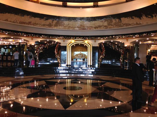 The lobby of Lisboa Casino, opened in 1970 by Stanley Ho.