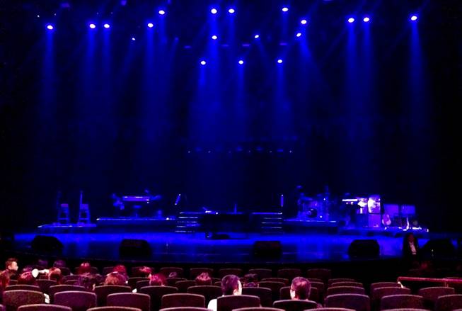 The Venetian Macau Theater is seen prior to Alica Keys taking the stage.